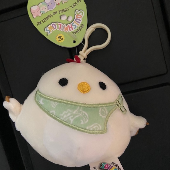Chick chicken squishmallow clip NWT new Todd 3.5” - Picture 4 of 6